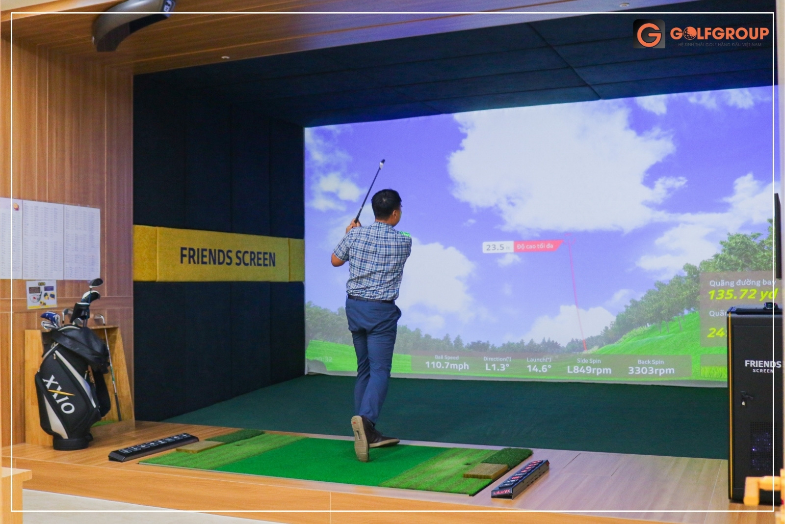 Kinh doanh phòng golf 3D tại các khu chung cư cao cấp, giúp nâng tầm giá trị bất động sản