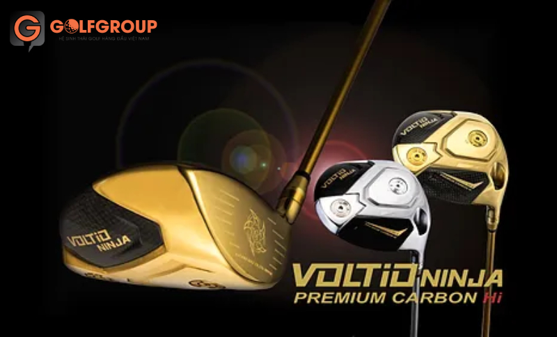 Katana Voltio Ninja Premium Carbon - Gậy golf cao cấp, chất lượng top đầu Nhật Bản