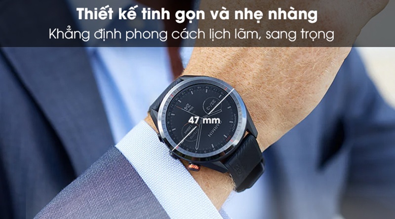 Đồng hồ Approach Garmin S62 sở hữu thiết kế thông minh, sang trọng