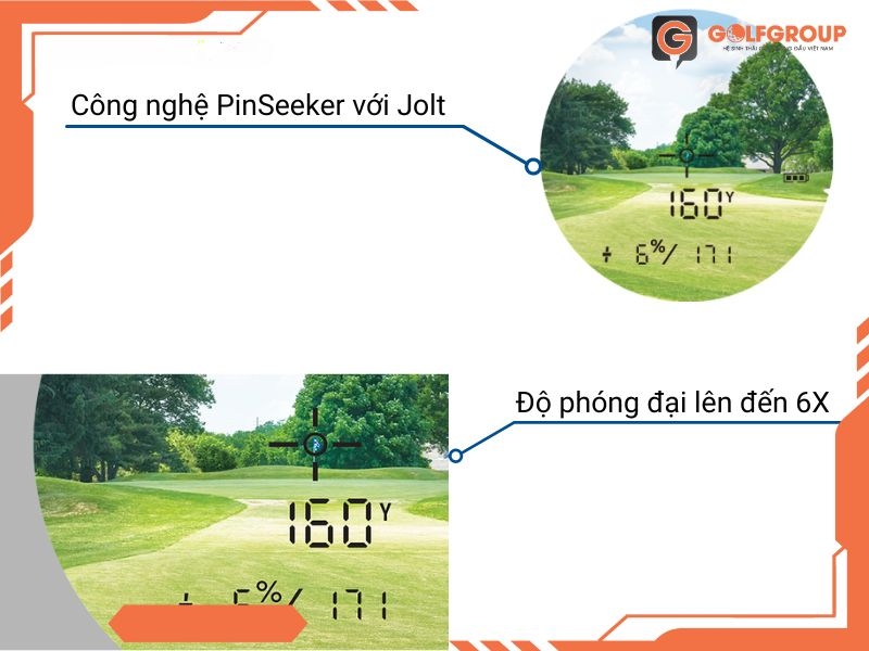 Sở hữu công nghệ PinSeeker & Jolt giúp đo lường chính xác và trực quan hơn 