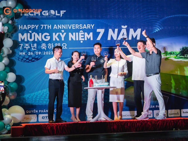 Techgolf kỷ niệm hành trình 7 năm vinh quang vào tháng 9/2023