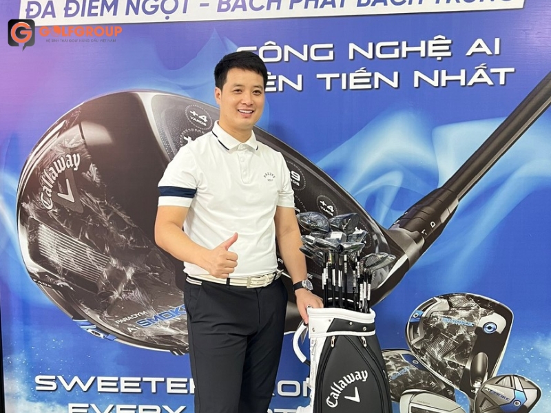 GĐ Nguyễn Tuấn đồng hành cùng sự phát triển của golf Việt