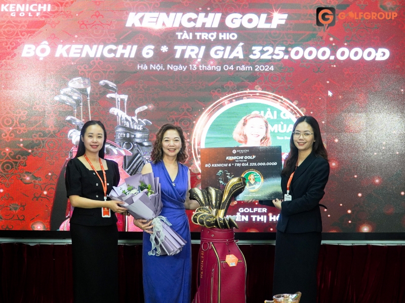 Trao giải HIO Golfer Nguyễn Thị Hồng CLB golf Lạng Sơn