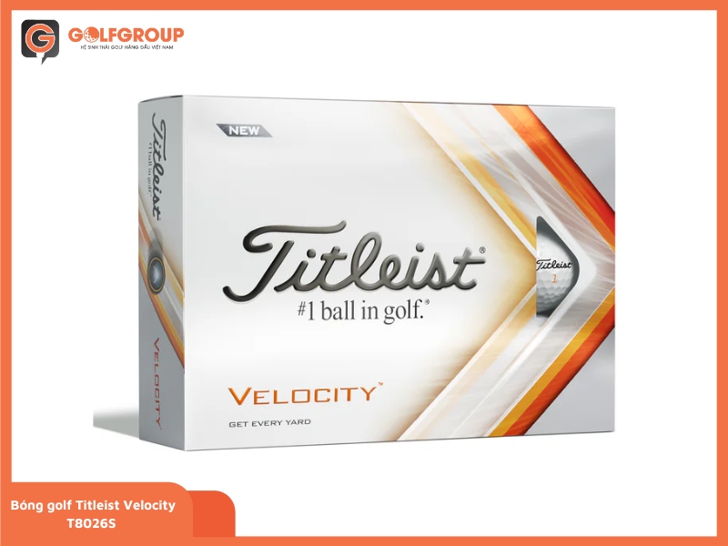 Bóng golf Titleist Velocity - dấu chân mới của Titleist trong năm 2024