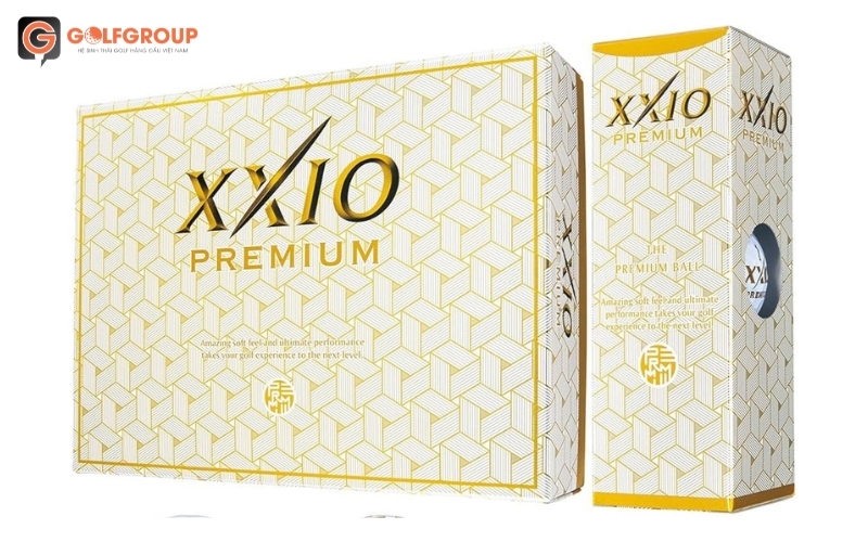 Bóng golf XXIO Premium gold được săn đón hàng đầu