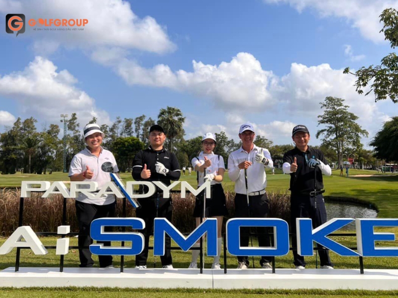 Golfer/GĐ Nguyễn Dũng của Vietnam Golf Indoor tham dự giải đấu mừng ra mắt Callaway Paradym Ai Smoke tại Thái Lan