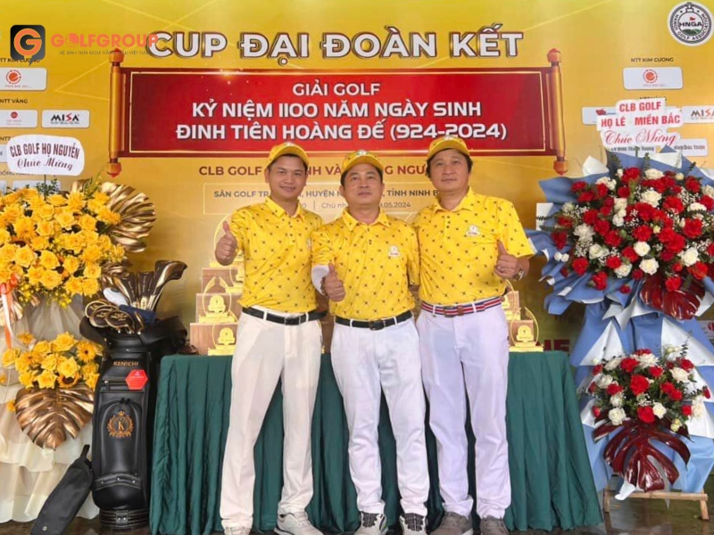 GĐ Nguyễn Dũng đồng hành cùng CLB Golf họ Đinh trong giải golf kỷ niệm 1100 năm sinh vua Đinh Tiên Hoàng