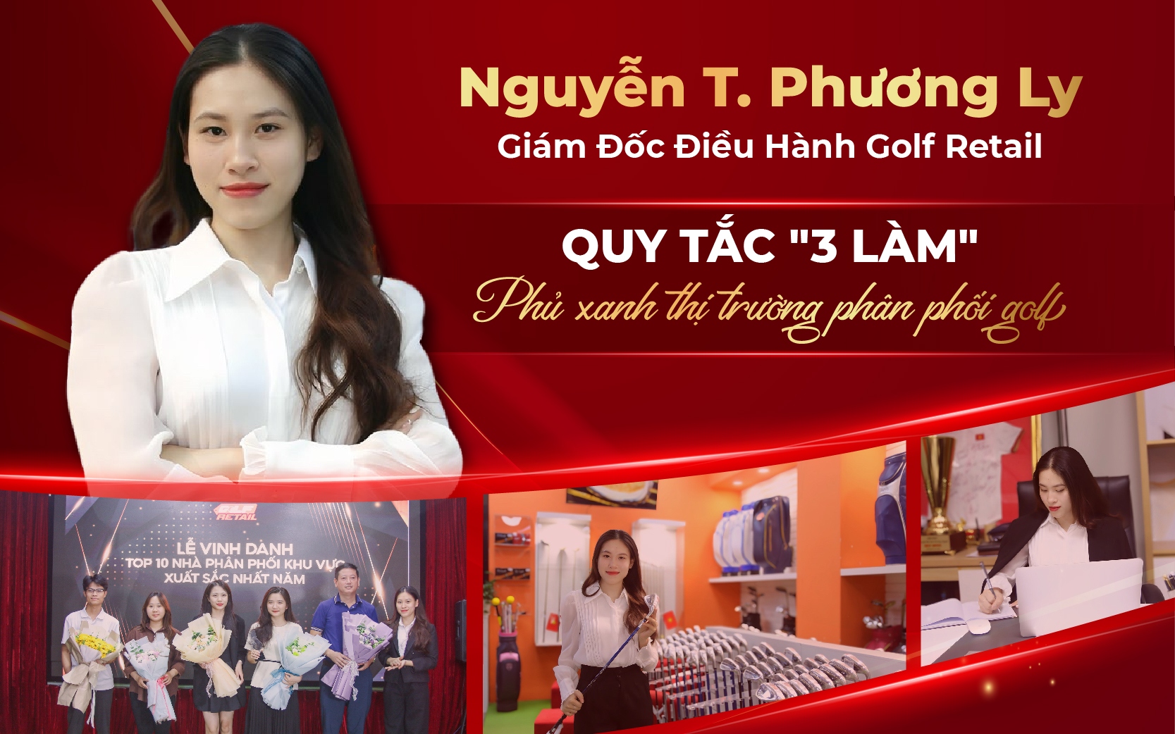 Giám đốc Điều hành Nguyễn T. Phương Ly Golf Retail