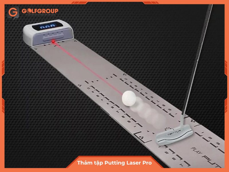 Thảm tập Putting Laser Pro với thiết kế nhỏ gọn và công nghệ hiện đại