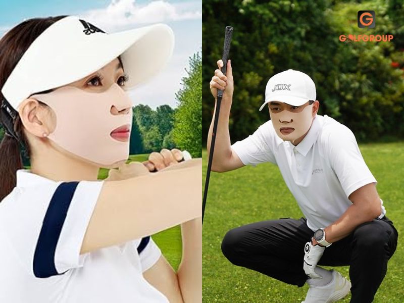 Mặt nạ chống nắng an toàn dành cho các golfer