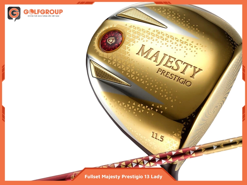 Majesty Prestigio 13 Ladies Driver giúp golfer có đường bóng cao và ổn định