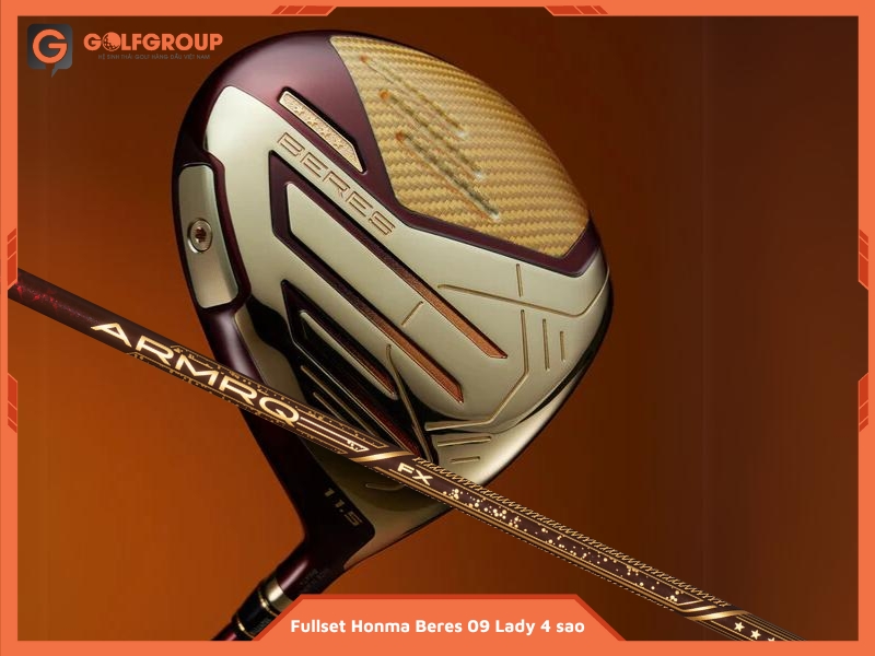 Honma Beres 09 4S Driver đưa đến những đường bóng ổn định 