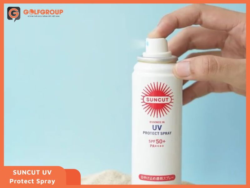 SUNCUT UV Protect Spray là sản phẩm lý tưởng với golfer thường xuyên tiếp xúc với ánh nắng mặt trời
