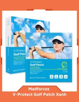 Mặt nạ golf nam Madforcos V-Protect Golf Patch xanh