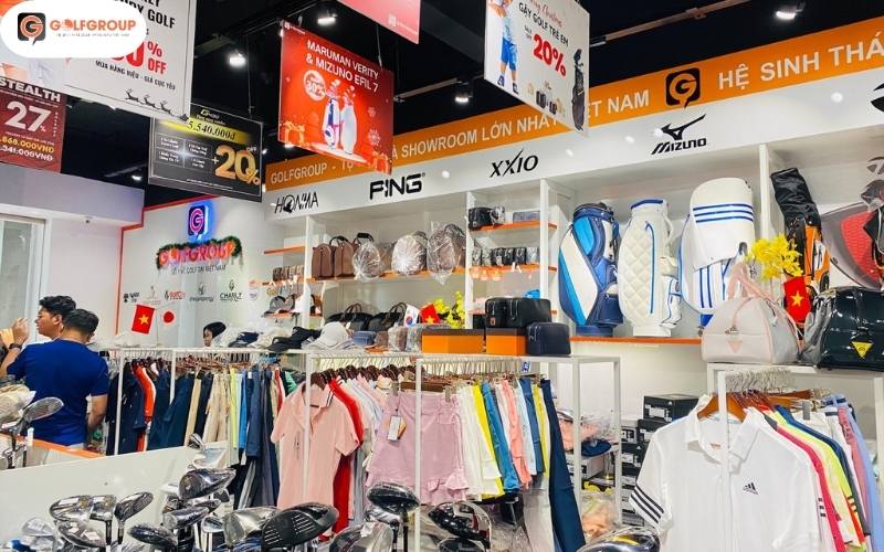 Showroom Golfgroup chuyên cung cấp các mặt hàng chính hãng