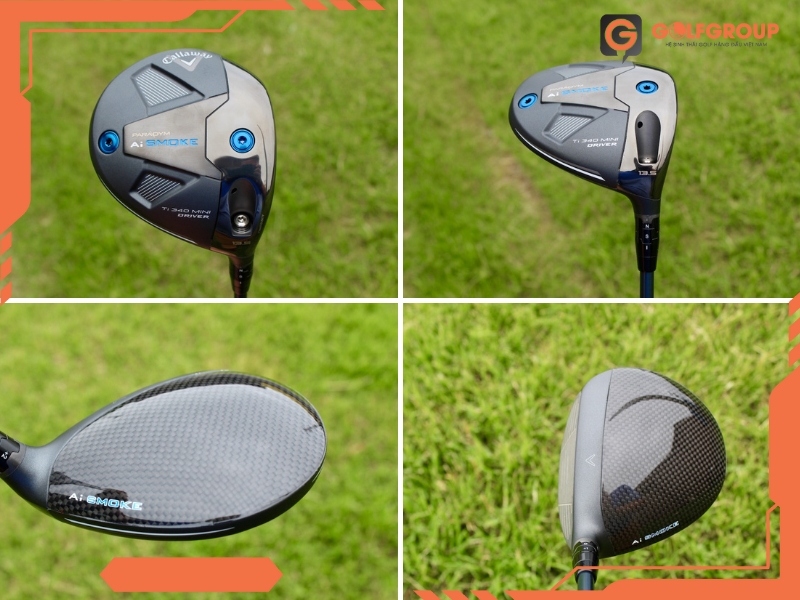 Driver Callaway Paradym Ai Smoke Ti 340 Mini 