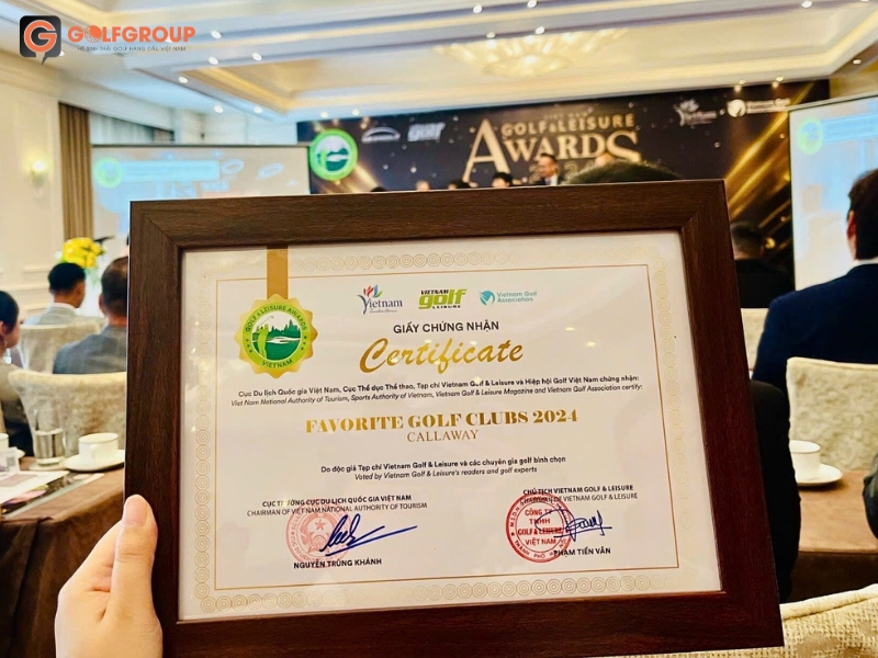 Callaway Golf Ẵm Giải Thưởng Thương Hiệu Gậy Golf Được Yêu Thích Tại Vietnam Golf & Leisure Awards 2024