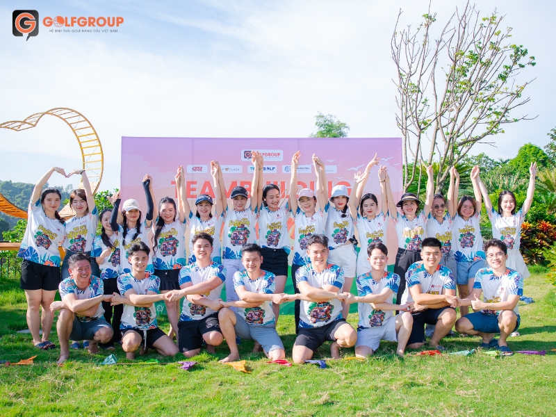 Golfgroup “Đỉnh Nóc, Kịch Trần" Với Team Building “Vui Hoà Bình - Cháy Hết Mình"