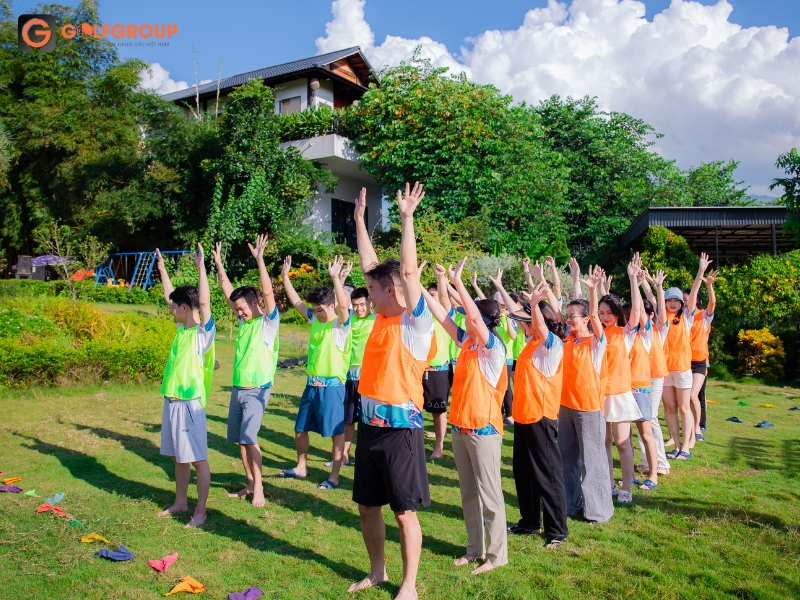 Golfgroup “Đỉnh Nóc, Kịch Trần" Với Team Building “Vui Hoà Bình - Cháy Hết Mình"