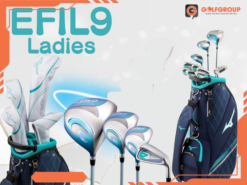 Bộ Gậy Golf Fullset Mizuno Efil 9 Ladies