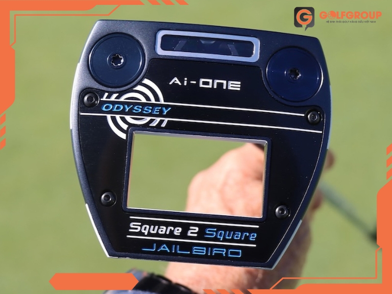 Gậy golf Putter Odyssey Ai-ONE Square 2 Square Jailbird ZT