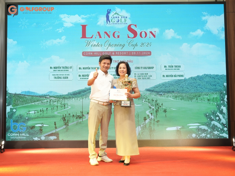 Golfgroup Hội Ngộ Chủ Nhân HIO 525 Triệu Đồng Tại Giải Golf Lạng Sơn Winter Opening Cup 2024