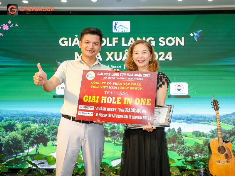 Golfgroup Hội Ngộ Chủ Nhân HIO 525 Triệu Đồng Tại Giải Golf Lạng Sơn Winter Opening Cup 2024