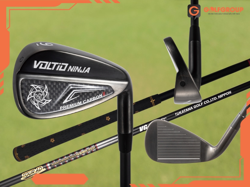 Bộ Gậy Golf Fullset Katana Voltio Ninja Premium Carbon II gây ấn tượng cộng đồng golfer năm 2025