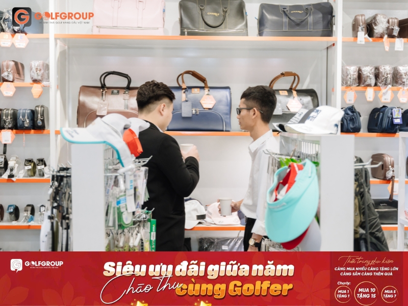 GolfGroup mở màn chào thu với siêu ưu đãi chưa từng có: Giảm đến 35%, Combo quà tặng khủng tới 21 triệu!