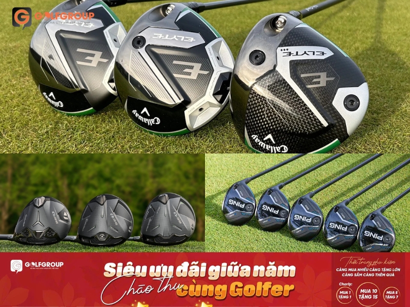 GolfGroup mở màn chào thu với siêu ưu đãi chưa từng có: Giảm đến 35%, Combo quà tặng khủng tới 21 triệu!