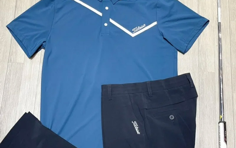 Set polo và quần Titleist được rất nhiều golfer yêu thích