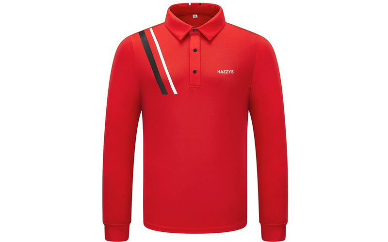 Polo Hazzys golf dài tay giúp bảo vệ tốt cho golfer mùa thu đông