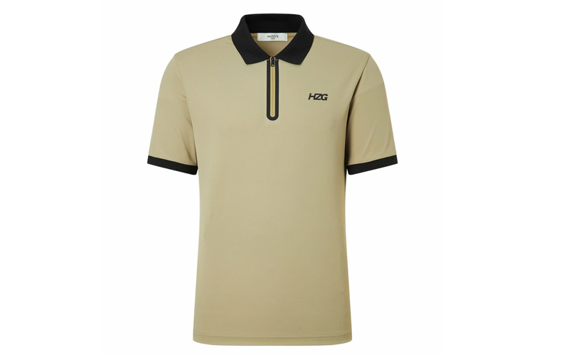 Áo polo phối cổ hoặc tay tạo thêm điểm nhấn cho bộ trang phục của golfer