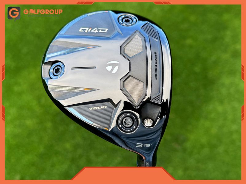 3 tạ TAS trên Qi4D Tour giúp tinh chỉnh draw/fade theo thói quen swing.