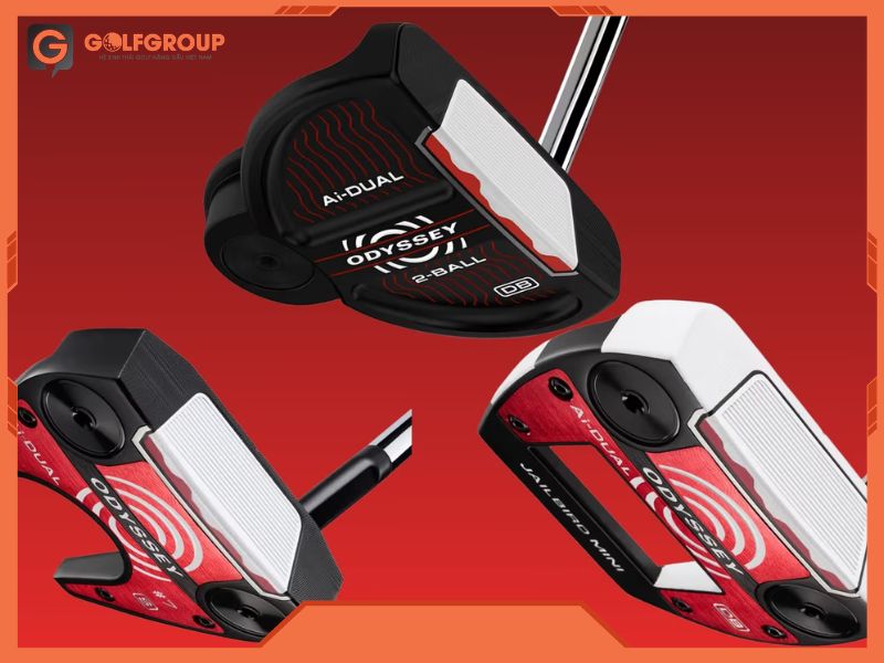 Golfer có thể trải nghiệm gậy putter Odyssey AI Dual 2 Ball BD chính hãng tại hệ thống showroom GolfGroup trên toàn quốc.