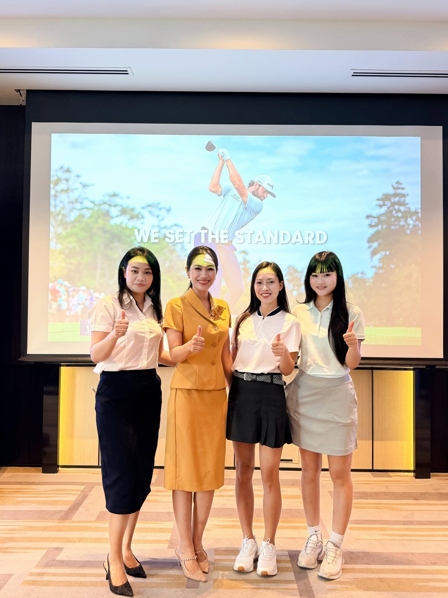 Chủ tịch Vũ Kim Dung, giám đốc Ngô Phương tham dự sự kiện ra mắt tại Sheraton Hà Nội 